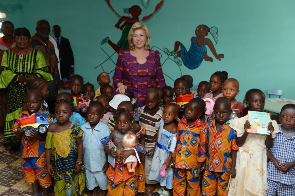 Dominique Ouattara equips kindergartens and a girls’ technical training college