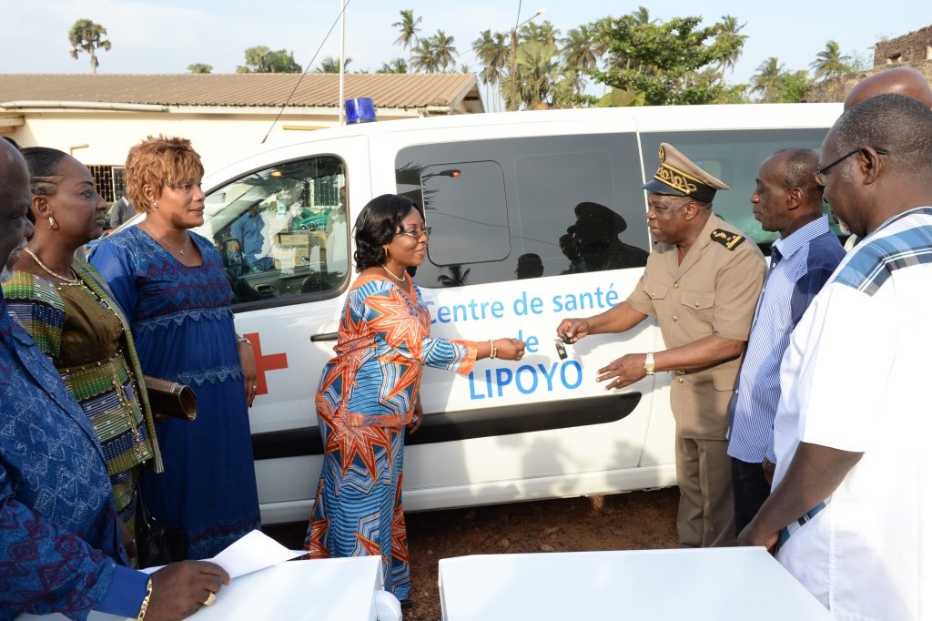 The First Lady Dominique Ouattara offers donations valued at f cfa 251million to the populations
