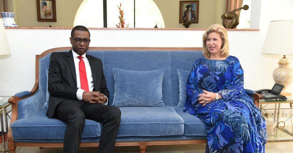 The First Lady Received Youssou N'Dour