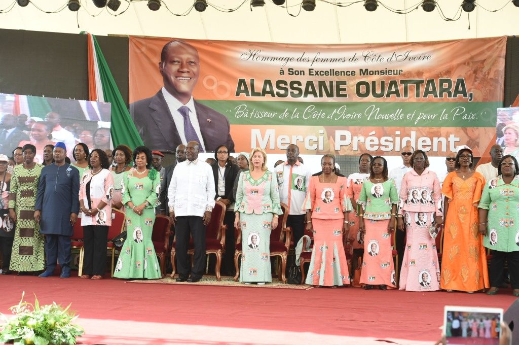 The Women of Côte d'Ivoire have expressed their support to President Alassane Ouattara