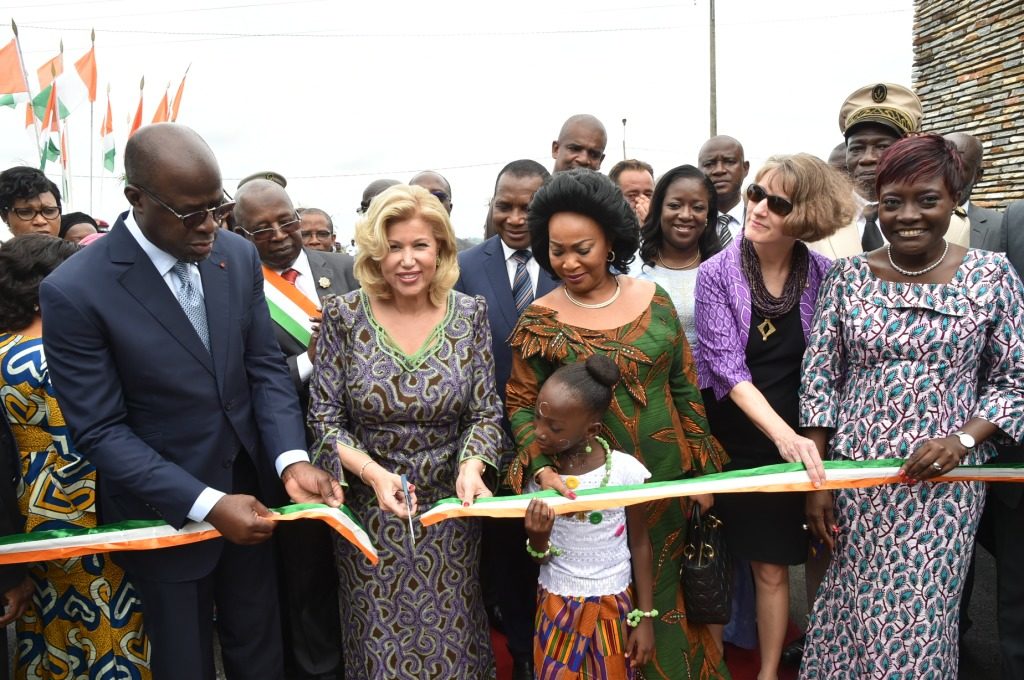 The First Lady inaugurates the children's center of Soubré