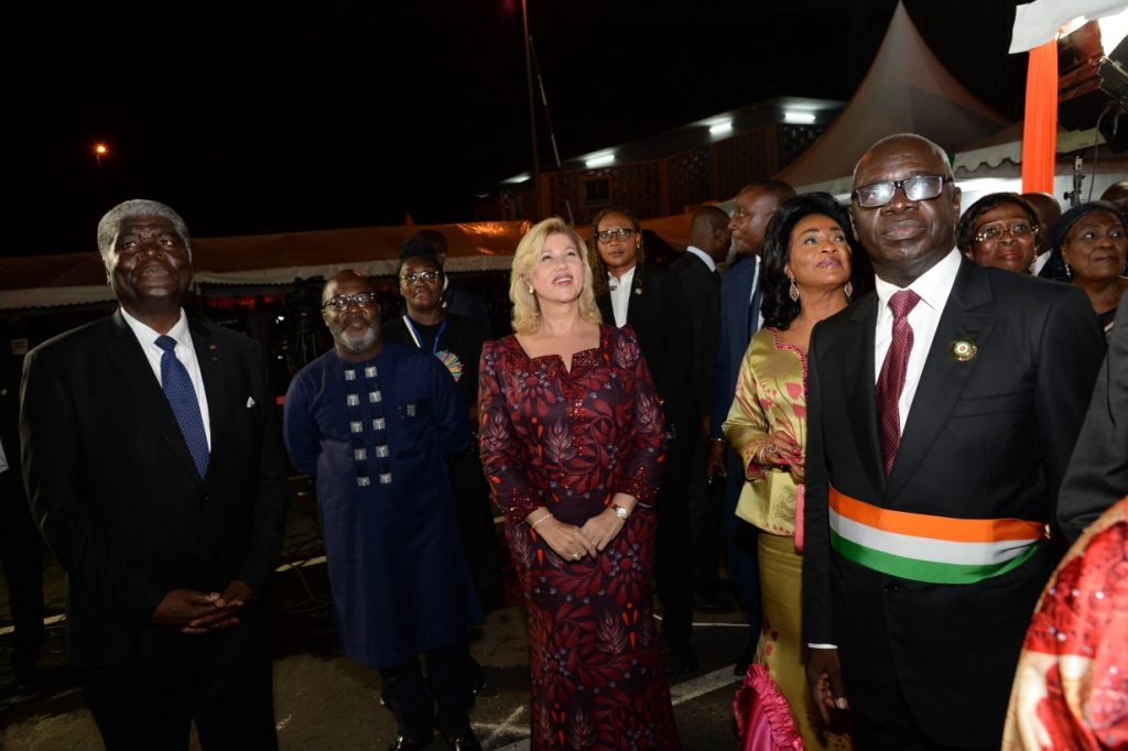 La Première Dame a procédé à la mise sous tension d’Abidjan